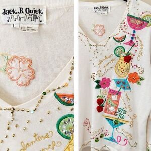 Festive 'Planters Punch' Sweater 